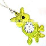 Vogue Women's Cute Owl Pendant Necklace Watch thumbnail-6