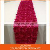 High Quality Fancy Wedding Rosette Table Runner thumbnail-2