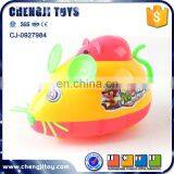 Children pull string animal cheap plastic toy mini mouse with bell