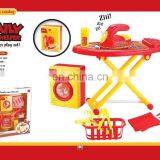 N+HOT SALE--- B/O Washing Machine and Electric Iron Set.With Vibration Furniture Set. With Light &music(not Including Elcetric) thumbnail-1