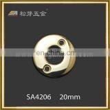 Innovative promotional round eyelet wood buttons