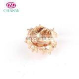 Alloy Rhinestone Button Women Rhinestone Flower Button Juki Hole Sewing Machine Button Collar Buckle thumbnail-2