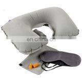Amazon Hot Sale High Quality Custom Press Type Automatic Inflating Travel Neck Pillow thumbnail-6