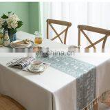 New Design Linen Tablecloth Embroidery Animal Geometric Pattern Tablecloth Party Tablecloth thumbnail-2
