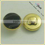 Flat Black Large Sewing Button