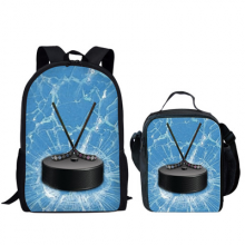 Cartoon Ball Game Pattern Schoolbags Student Backpack Set Unisex OEM Customized Logo thumbnail-5