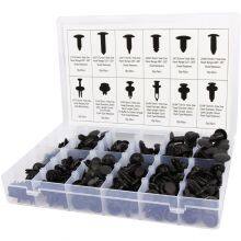 PVC 8.2mm-24.1mm Head Diameter Black Automotive Plastic Fasteners thumbnail-2