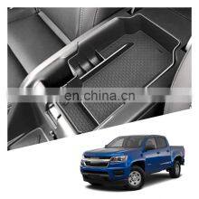 Interior Accessories Parts Silicone Armrest Rest Storage Box Center Control Console Organizer Tray For Chevrolet Colorado 2015