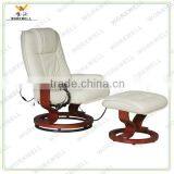 WorkWell White Modern Zero Gravity Recliner Chair With PU Leather Kw-R54 Quality Choice thumbnail-1
