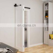 Heavy Duty Side Mounted Black Roller Folding Barn Sliding Door Hardware thumbnail-5