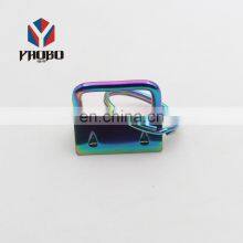 Tail Clip Key Fob Hardware Rainbow Color Metal Key Fob Hardware With Split Ring thumbnail-4