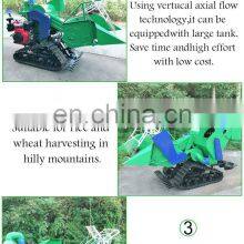 Large Output Capacity Portable Engine Combine Rice Mini Harvester Machine thumbnail-4