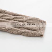 New Fashion Casual Cardigan Single Breasted V-Neck Cable Knitted Cashmere Solid Pattern With Pearl Button Autumn Season Sweater thumbnail-6