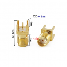 DC~6Ghz SMA-KE PCB Mount Straight SMA-KE RF Female Connector