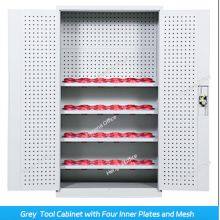 Estantería metálica de alta calidad con barnizado de polvo y cerradura para el almacenamiento de herramientas y piezas de fábrica, adecuada para uso en almacenes e industrias thumbnail-2