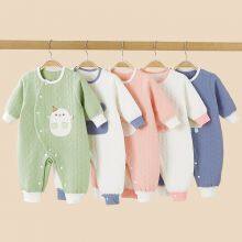 Newborn Baby Clothes Kids Romper Long Sleeve Climb Crawl Suit Children's Pajama Onesie Jumpsuit thumbnail-2