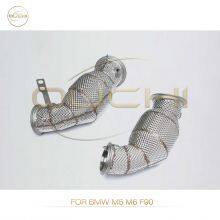 Exhaust Downpipe for BMW M5 G90/M6 F10 F06/F90 M5 M6/X2 35i/X3M X4M F97 F98 Stainless Steel Performance Upgrade Increase High-performance Auto Parts thumbnail-3