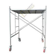 Construction Powder Coated/Hot Dip Galvanized Mobile Guard Rail H Frame Scaffolding Set thumbnail-2