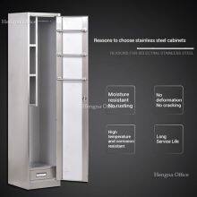Premium Stainless Steel Janitorial Cabinet-Moisture-Proof | Rust-Resistant Tall Utility Storage for Food Service/Industrial Use thumbnail-3