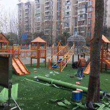 Non - Standard Large - Scale Wooden Combination Multi - Functional Climbing Slide, Rocking Horse, Swing and Seesaw thumbnail-1