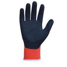 Yingkeer/enkerr Ms851262 Black Nitrile Frosted Dipped Red Polyester Wear-resistant Gloves thumbnail-2