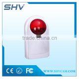 home outdoor use 433mhz wired or wireless siren strobe siren alarm