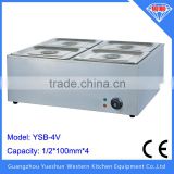 Stainless steel electric bain marie cooking equipment for sales