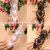 New Design Stylish Jewelry Steampunk Gothic Lace Sleeve Bracelet and Ring Jewelry Set Wholesale thumbnail-1
