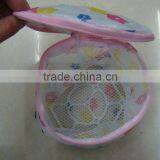 Printed Snow Shape Bra Laundry Net Bag