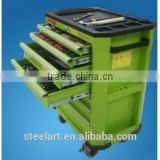 hot sale new product eight drawers metal tool cabinet with wheel and tools