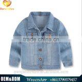 Fashion Children Denim Coat Kids Jacket New Arrival European Style Long Sleeve Cowboy Handsome Boys Coat thumbnail-1