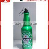 Unique Design Water Sport Bottle With Aluminum Material in Beer Bottle Shape