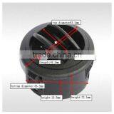 Adjustable Black Round Auto Air Vent thumbnail-2