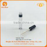 New Arrival High Quality Clear Acrylic Lip Gloss Tube With Applicator thumbnail-4