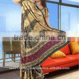 Indian Designer Printed Saree thumbnail-1