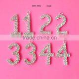 Hot Selling Factory Price 31mm Number Rhinestone Button in Stock (btn-5592) thumbnail-2
