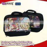 Factory Price The Facile Sublimation Customized Lunch Box Bag