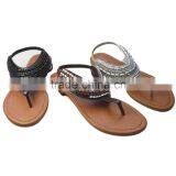 2016 new design sandal womens flat sandal