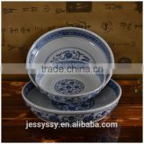 china manufacturer dinnerware set porcelain blue painting bowl