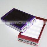 50000mAh Solar Panel Power Bank External Charger Battery Cell Phone Black 2USB thumbnail-2