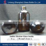 Boston Amber Glass Bottle 8oz Supplier in China