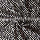 100% polyester warp knitting soft velvet strip printing fabric short pile toy fabric