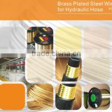 Brass coated steel wire for hydraulic hose pipe