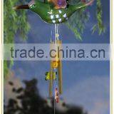Outdoor Ceramic Solar Bird Wind Chimes Garden Lights Ornaments