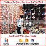 Huohua Multi-function Easy Assembly Shoe Store Using Wire Shoe Rack thumbnail-2
