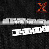Wholesale Europe Jewelry 316l Silver Stainless Steel Bracelet Clasp For Fashion Men thumbnail-3
