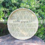 Flat Bamboo Weaving Sieve Basket thumbnail-4