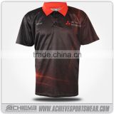 Custom sublimated Athletic Unisex Sports Cricket Polo Jersey