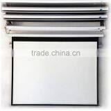 100 Inch Electric Matt White Motorized Projector Screen With Aluminum or Iron Case thumbnail-1