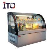 RI-900 Curved Glass Cake Display Refrigerator Bakery Showcase thumbnail-1